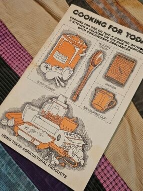 Vintage Cooking For Today Book